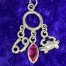Cancer Pendant With Birthstone